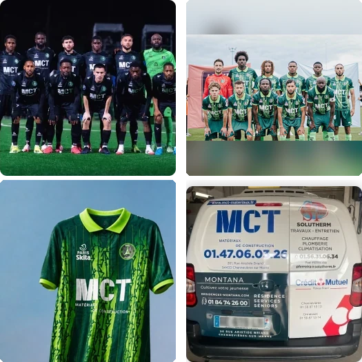 MCT partenaire des clubs sportifs et associations locales